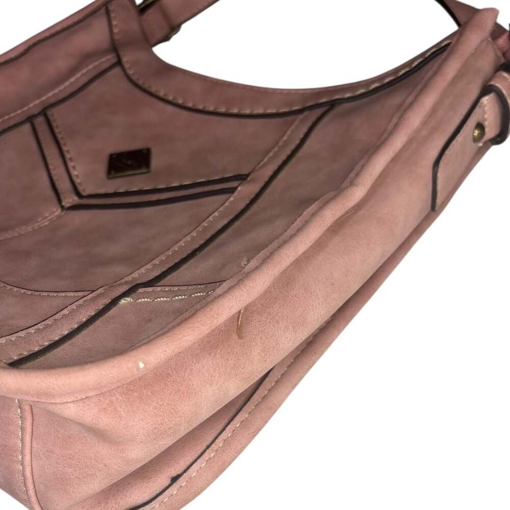 b.o.c. Born Concept Pink Faux Leather Crossbody Bag - Picture 5 of 8